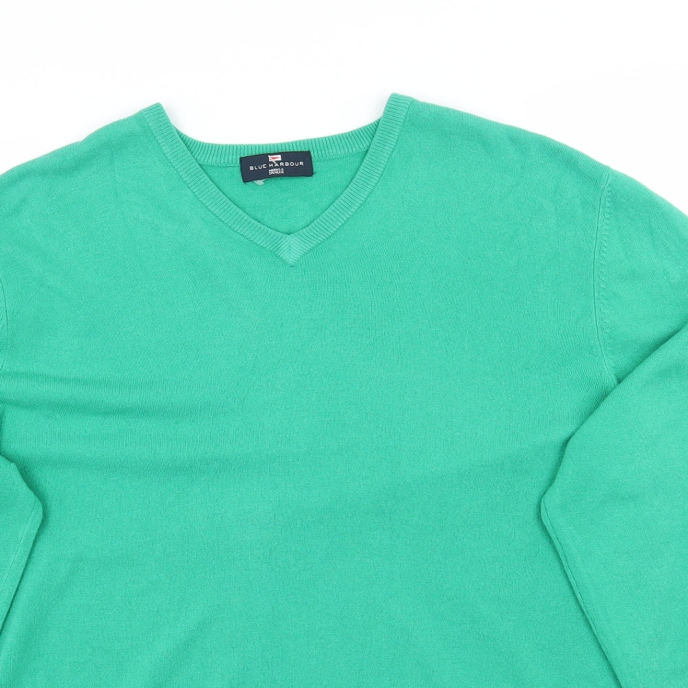 Marks and Spencer Mens Green   Pullover Jumper Size 2XL