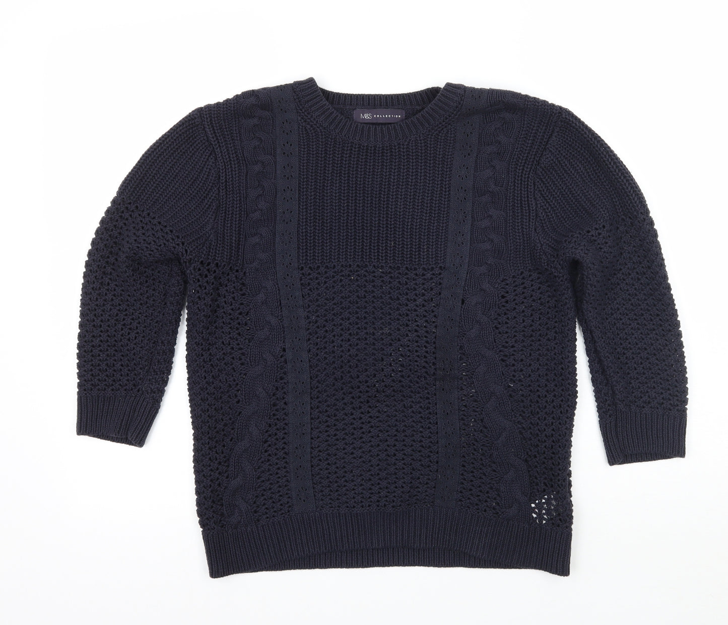Marks and Spencer Womens Blue   Pullover Jumper Size 12
