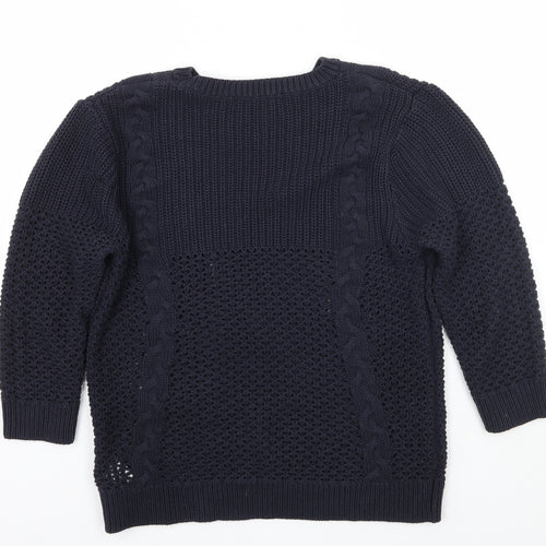 Marks and Spencer Womens Blue   Pullover Jumper Size 12