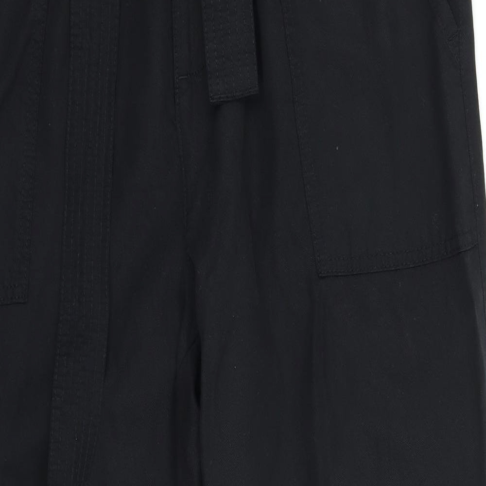 F&F Womens Black   Trousers  Size 12 L26 in