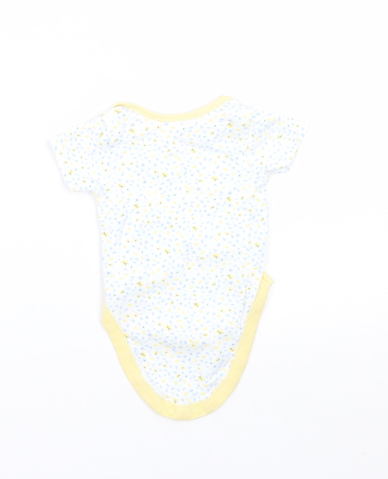 George Girls White Floral  Babygrow One-Piece Size 0-3 Months