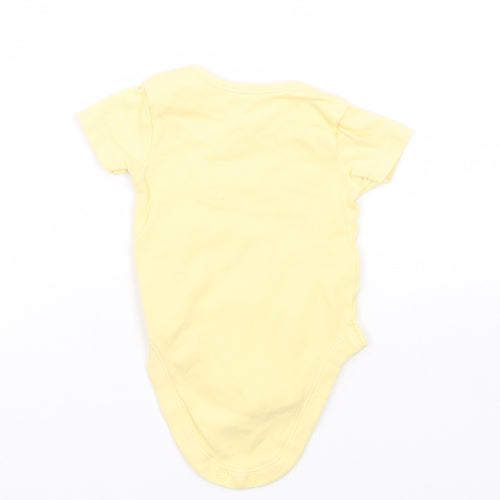George Girls Yellow   Babygrow One-Piece Size 0-3 Months