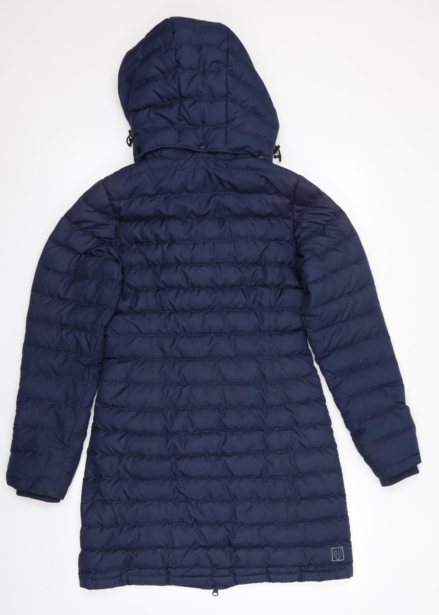 Ayacucho Womens Blue   Overcoat Jacket Size XS  - Longline Padded Coat