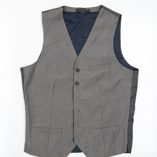 Cedar Wood State Mens Grey   Gilet Waistcoat Size S