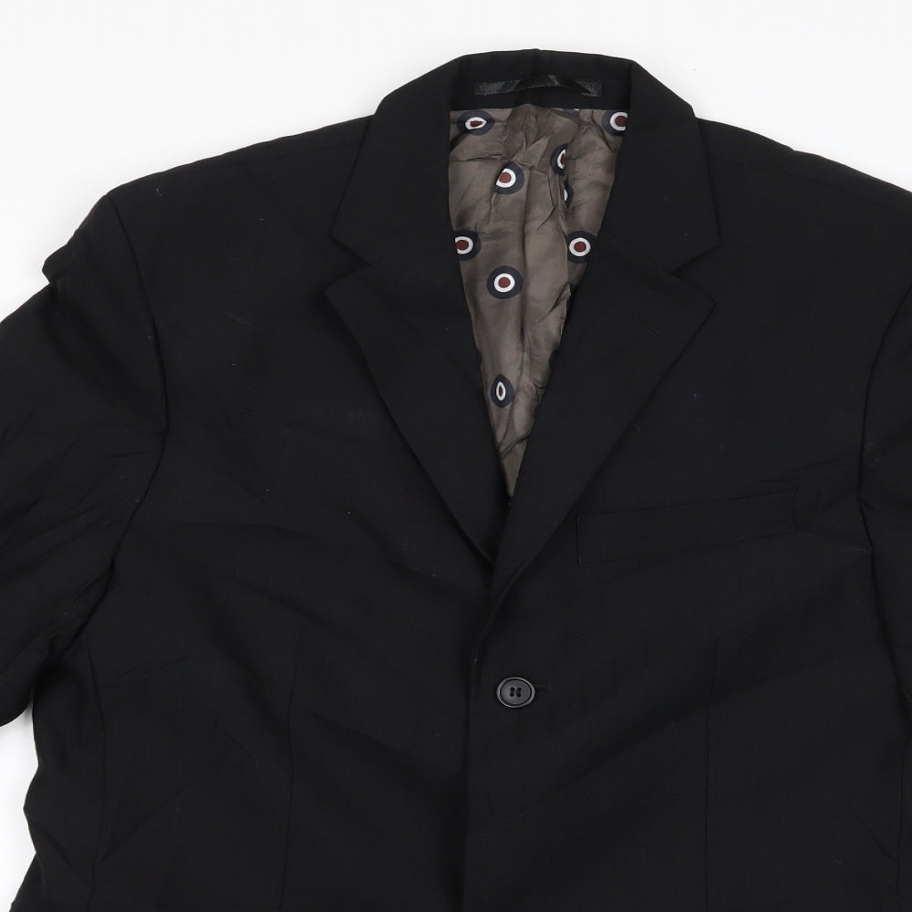 Ben Sherman Men's Black Suit jacket