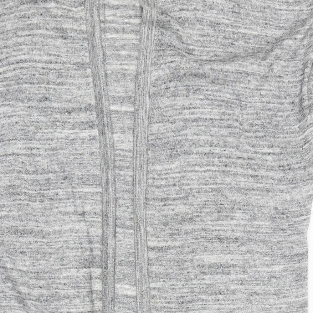 NEXT Womens Grey   Cardigan Jumper Size 12  - Longline Waistcoat Style