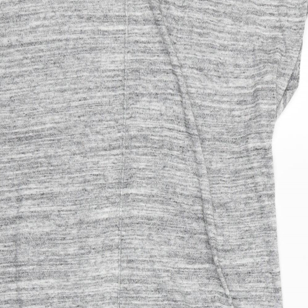 NEXT Womens Grey   Cardigan Jumper Size 12  - Longline Waistcoat Style