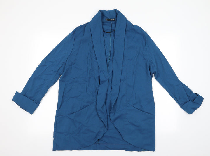 Atmosphere Womens Blue   Jacket  Size 14  - Waterfall Style Jacket