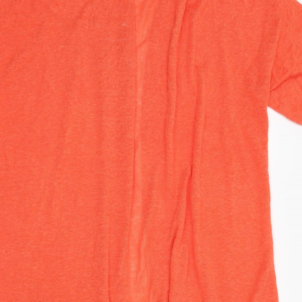 Marks and Spencer Womens Orange   Cardigan Jumper Size 22
