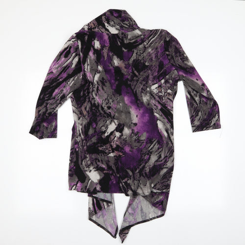 Classics Womens Purple   Cardigan Jumper Size S  - Waterf