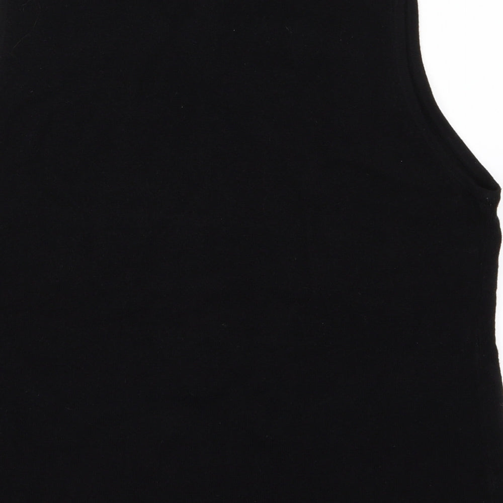 Florence and Fred Womens Black   Vest Jumper Size 18