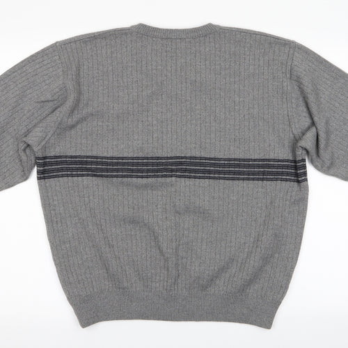 Marks and Mens Grey   Pullover Jumper Size L