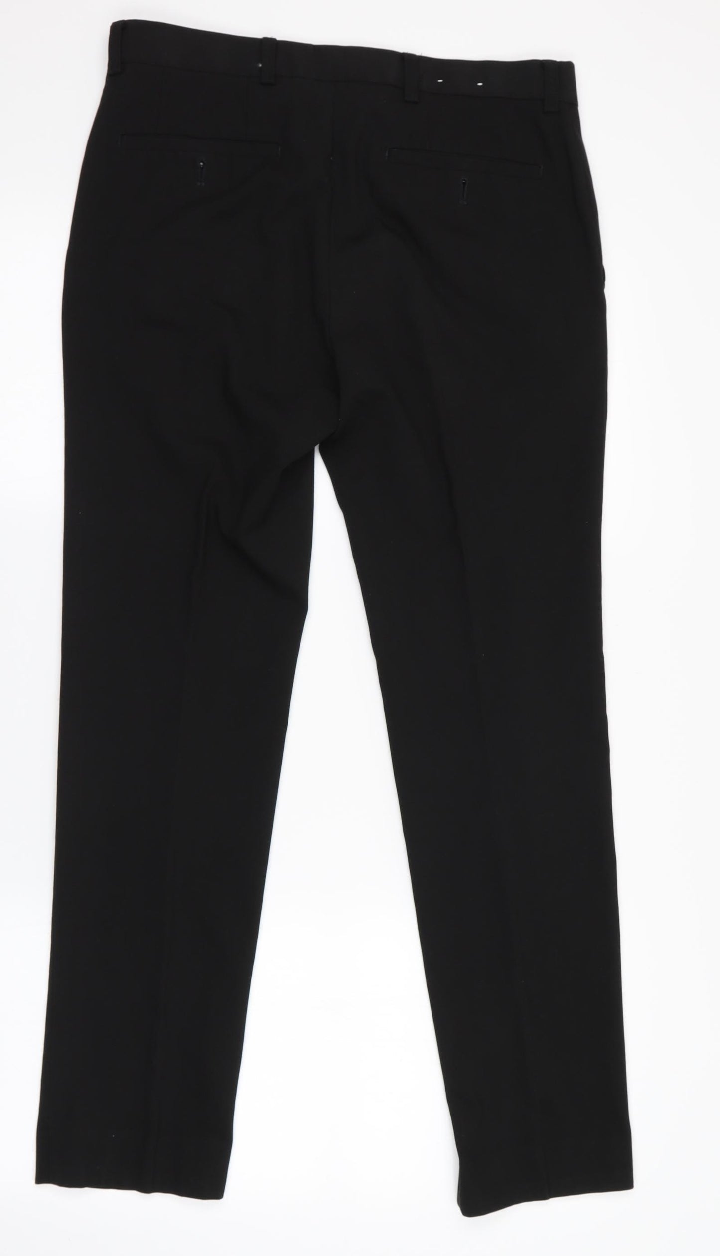 NEXT Mens Black   Trousers  Size 30 in L30 in