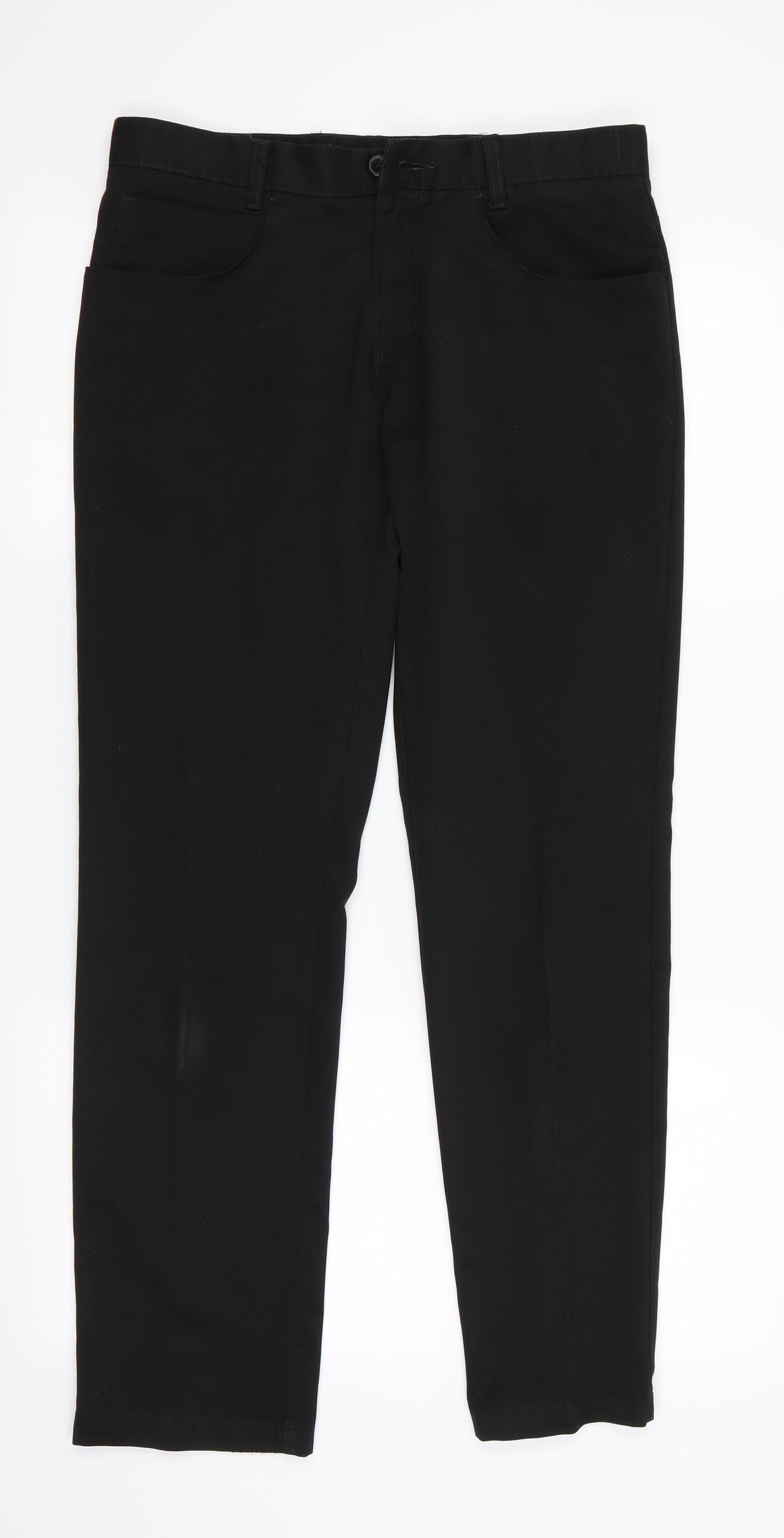 NEXT Mens Black   Trousers  Size 30 in L31 in
