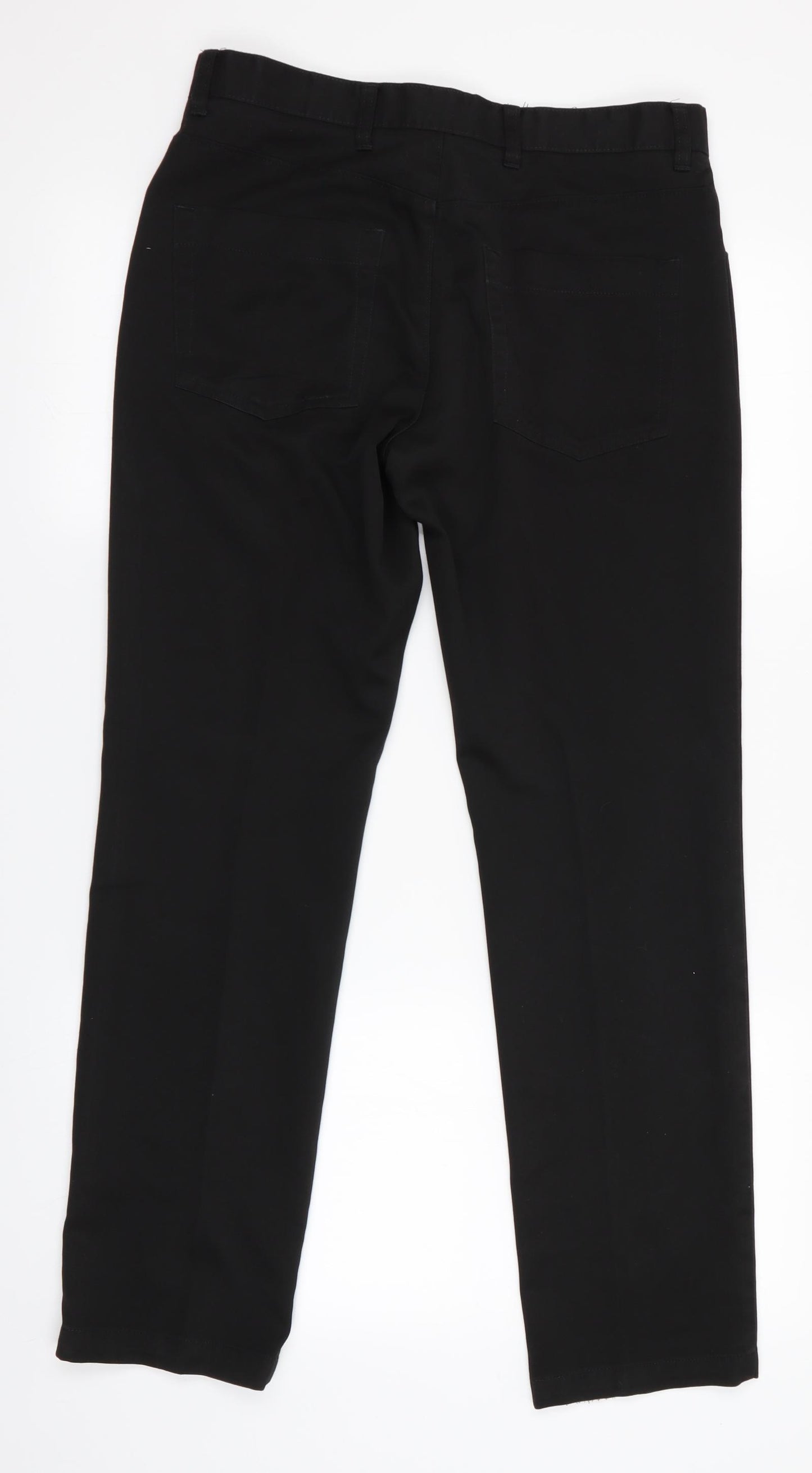 NEXT Mens Black   Trousers  Size 30 in L31 in
