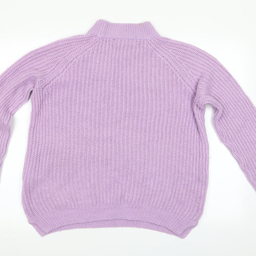 Vera Moda Womens Purple   Pullover Jumper Size S  - Chunk