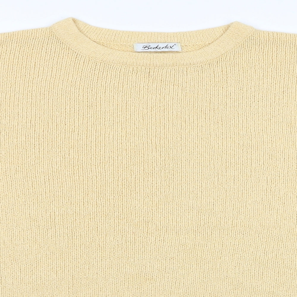 Bertertex Womens Yellow   Pullover Jumper Size 18