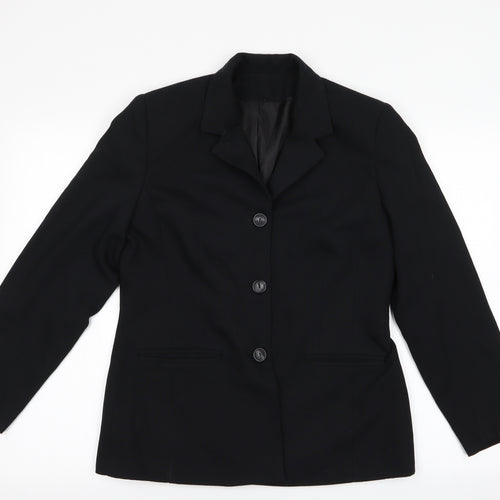 Dorothy Per Womens Black   Jacket Suit Jacket Size 12