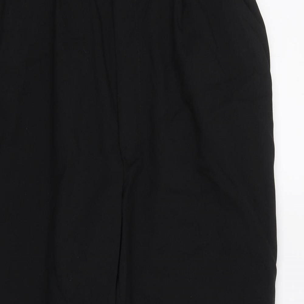 1860 Mens Black   Dress Pants Trousers Size 34 L29 in