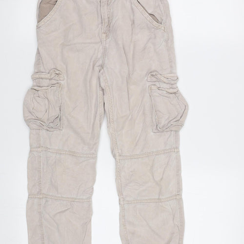 M&S Girls Beige   Cargo Trousers Size 10-11 Years