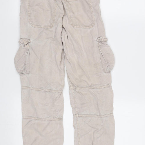 M&S Girls Beige   Cargo Trousers Size 10-11 Years
