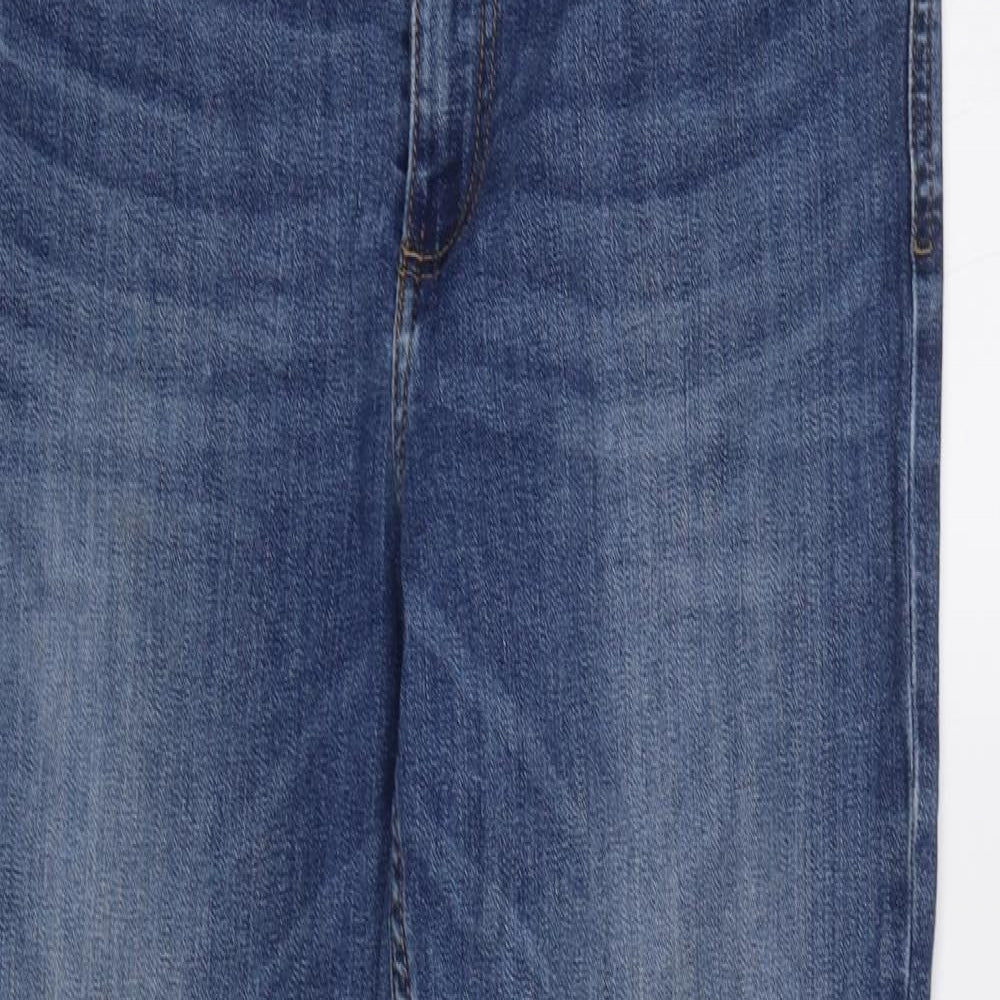M&S Womens Blue   Skinny Jeans Size 12 L30 in