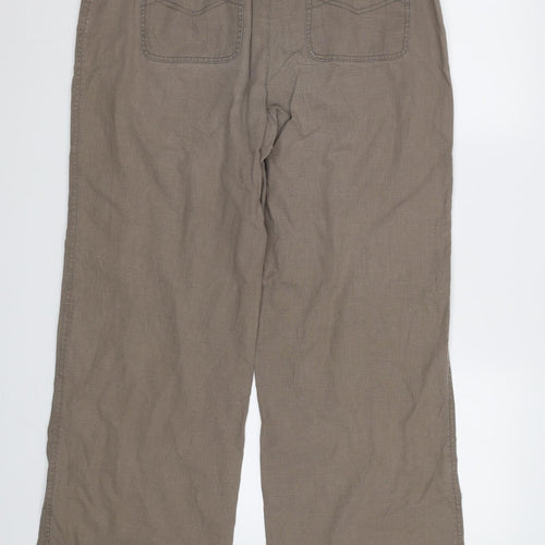 s.Oliver Womens Beige   Trousers  Size 14 L32 in
