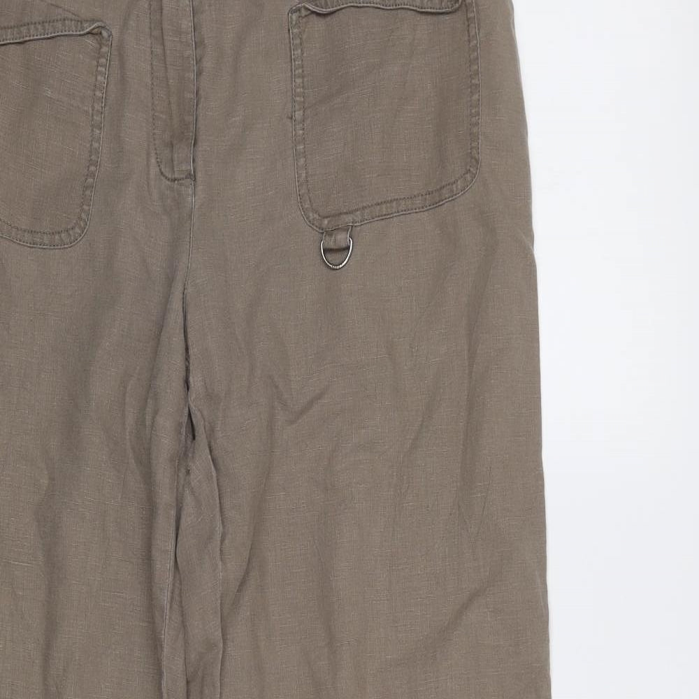 s.Oliver Womens Beige   Trousers  Size 14 L32 in
