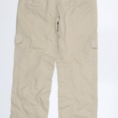 Lovely Womens Beige   Trousers  Size M L30 in