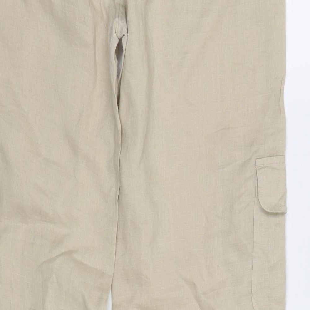 Lovely Womens Beige   Trousers  Size M L30 in