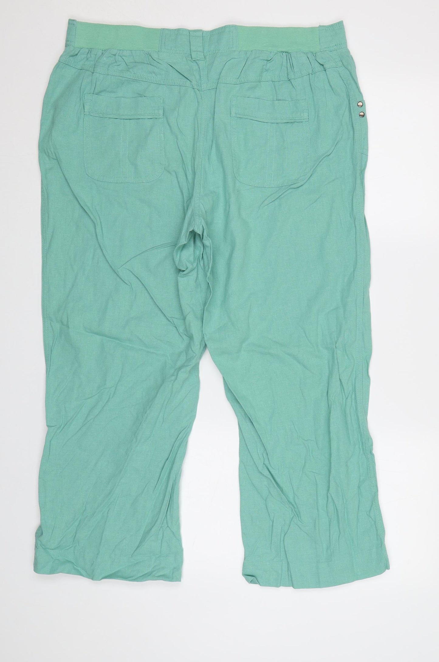 BHS Womens Green   Trousers  Size 16 L26 in