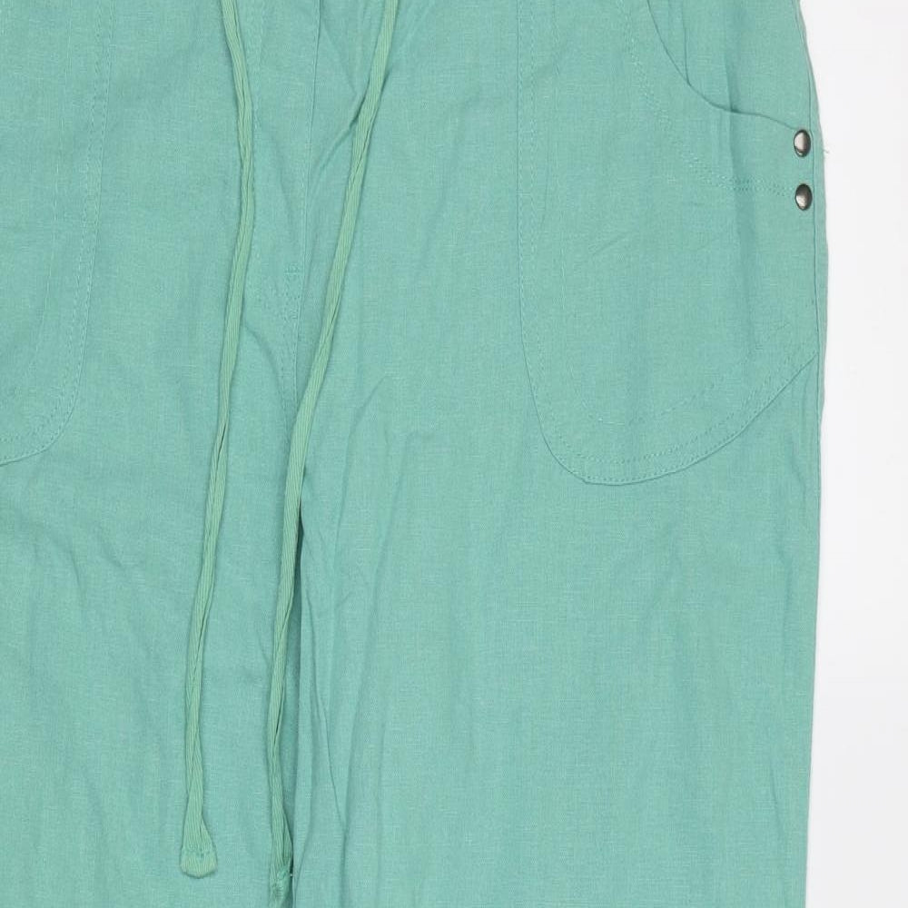 BHS Womens Green   Trousers  Size 16 L26 in