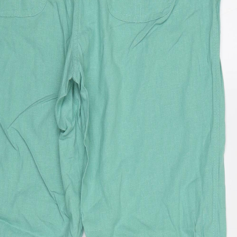BHS Womens Green   Trousers  Size 16 L26 in