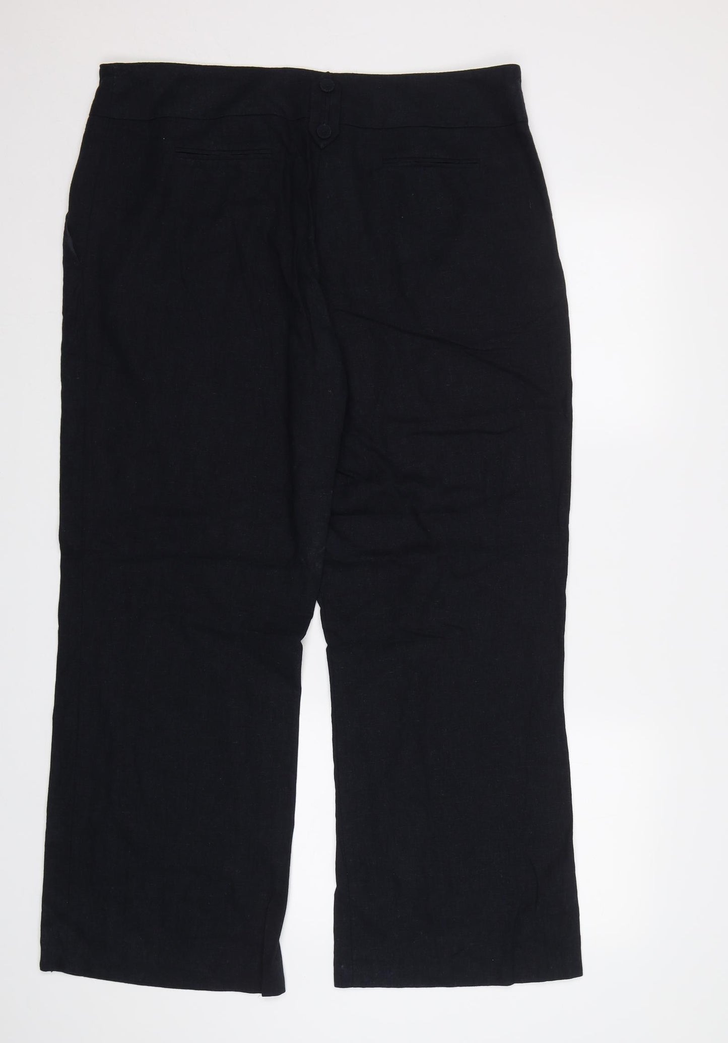 M&Co Womens Blue   Trousers  Size 18 L30 in