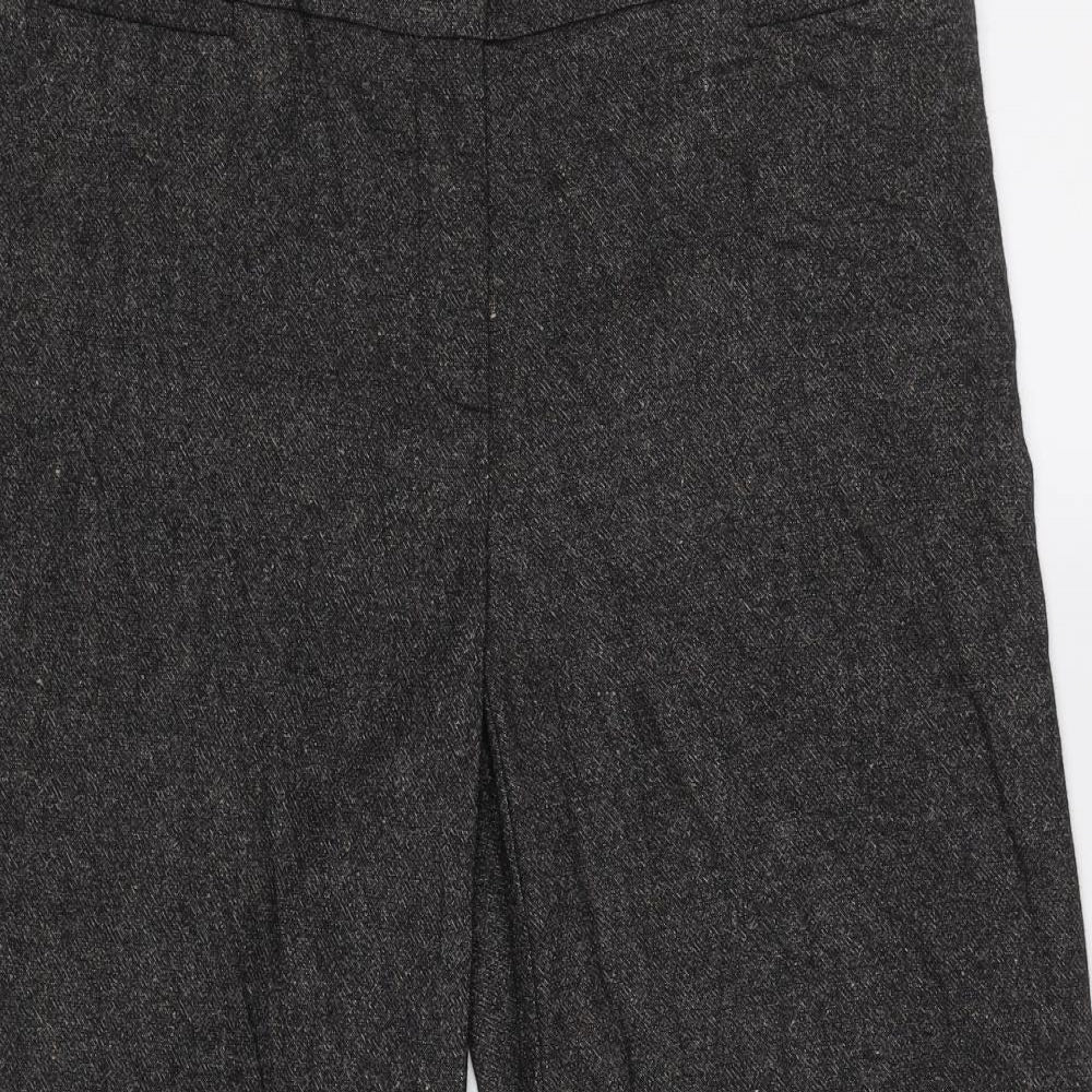 Preworn Womens Brown   Cropped Trousers Size 12 L20 in