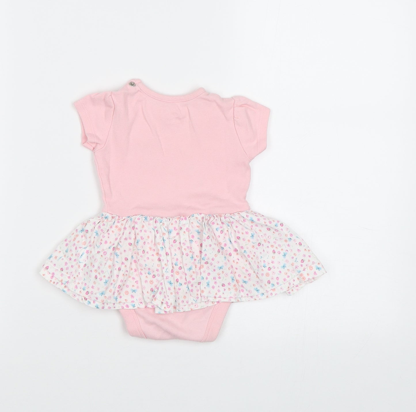 Mothercare Baby Pink Floral  Romper One-Piece Size 3-6 Months