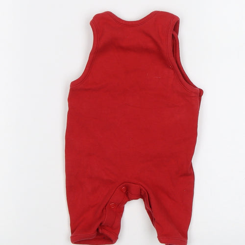 M&S Baby Red   Babygrow One-Piece Size 0-3 Months