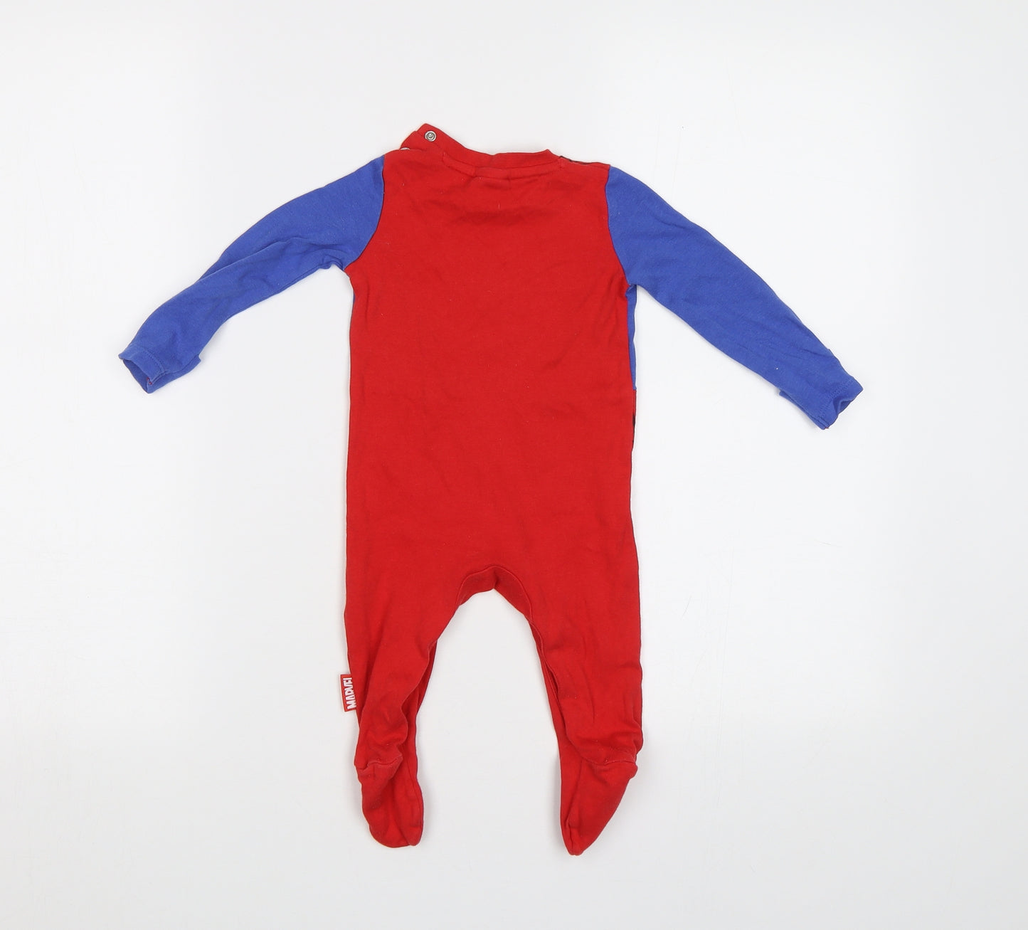 Marvel Baby Red   Babygrow One-Piece Size 3-6 Months  - Spider Man