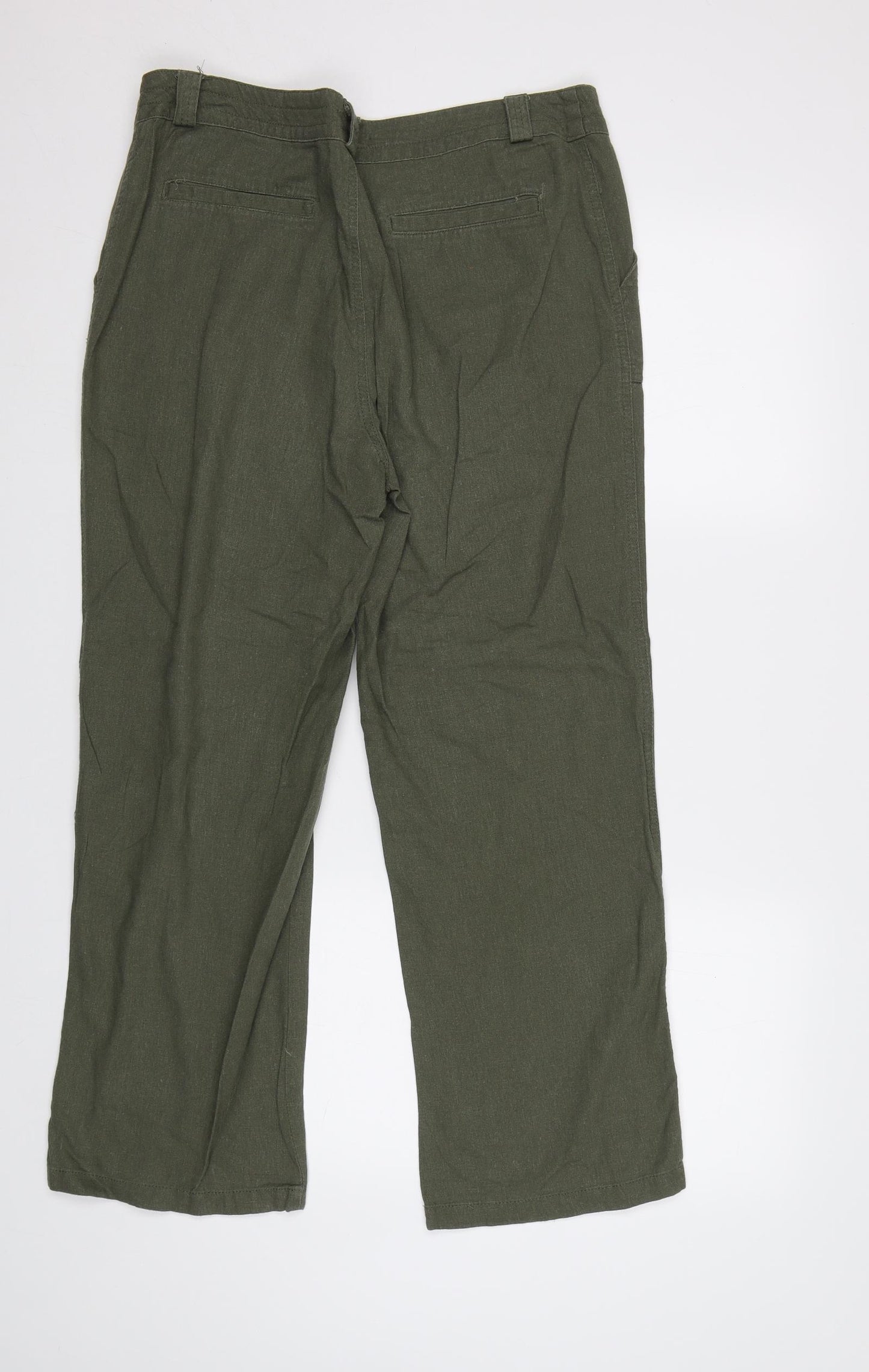 Primark Womens Green   Trousers  Size 14 L28 in