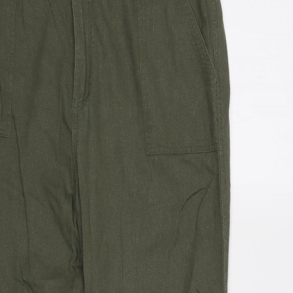 Primark Womens Green   Trousers  Size 14 L28 in