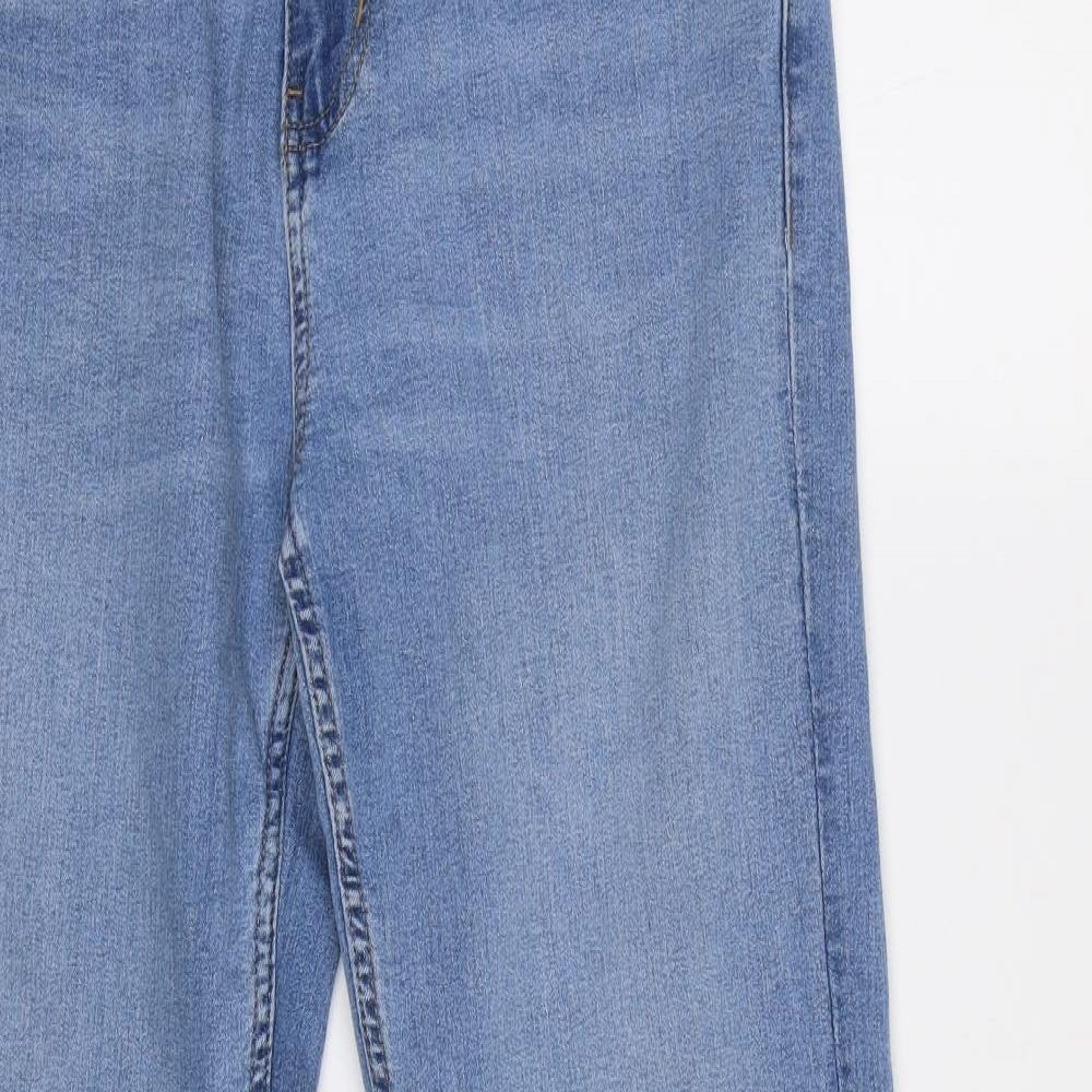 M&S Womens Blue   Straight Jeans Size 12 L28 in