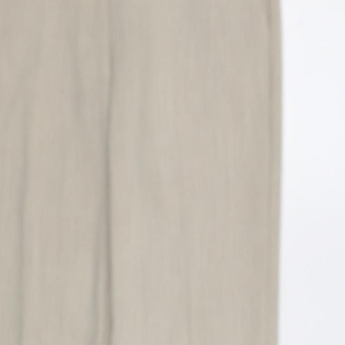 M&S Womens Beige   Dress Pants Trousers Size 10 L27 in