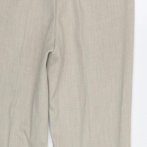M&S Womens Beige   Dress Pants Trousers Size 10 L27 in