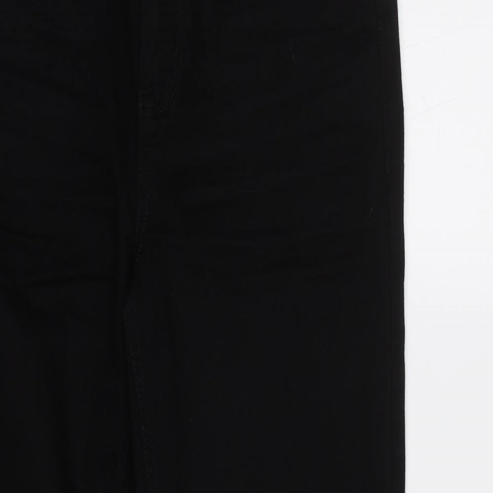 M&S Womens Black   Straight Jeans Size 12 L30 in