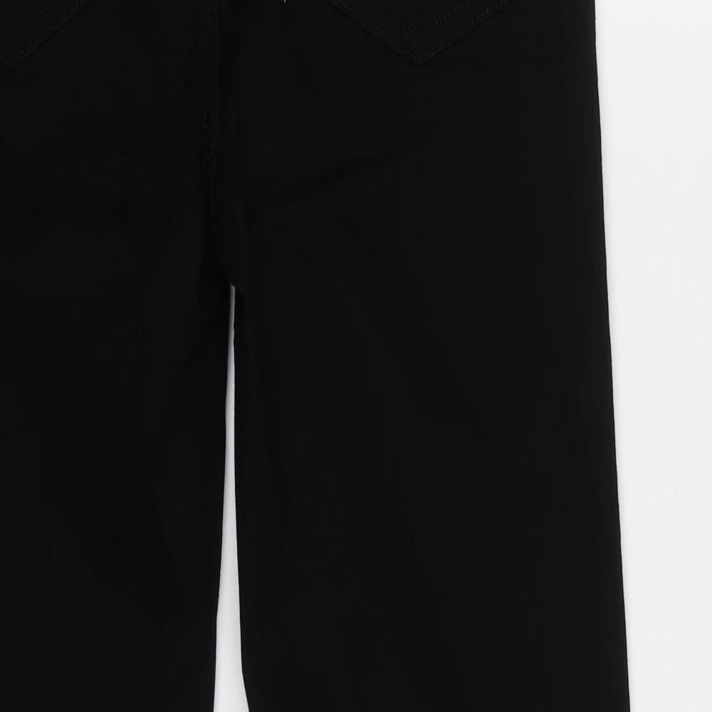 M&S Womens Black   Straight Jeans Size 12 L30 in