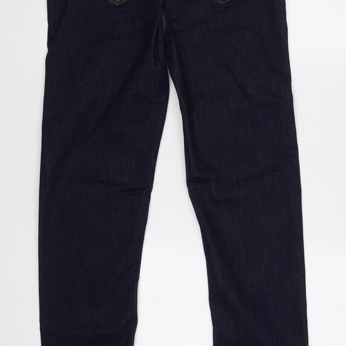 M&S Womens Blue   Straight Jeans Size 12 L29 in