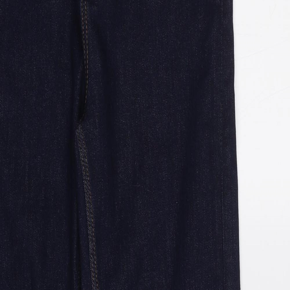 M&S Womens Blue   Straight Jeans Size 12 L29 in