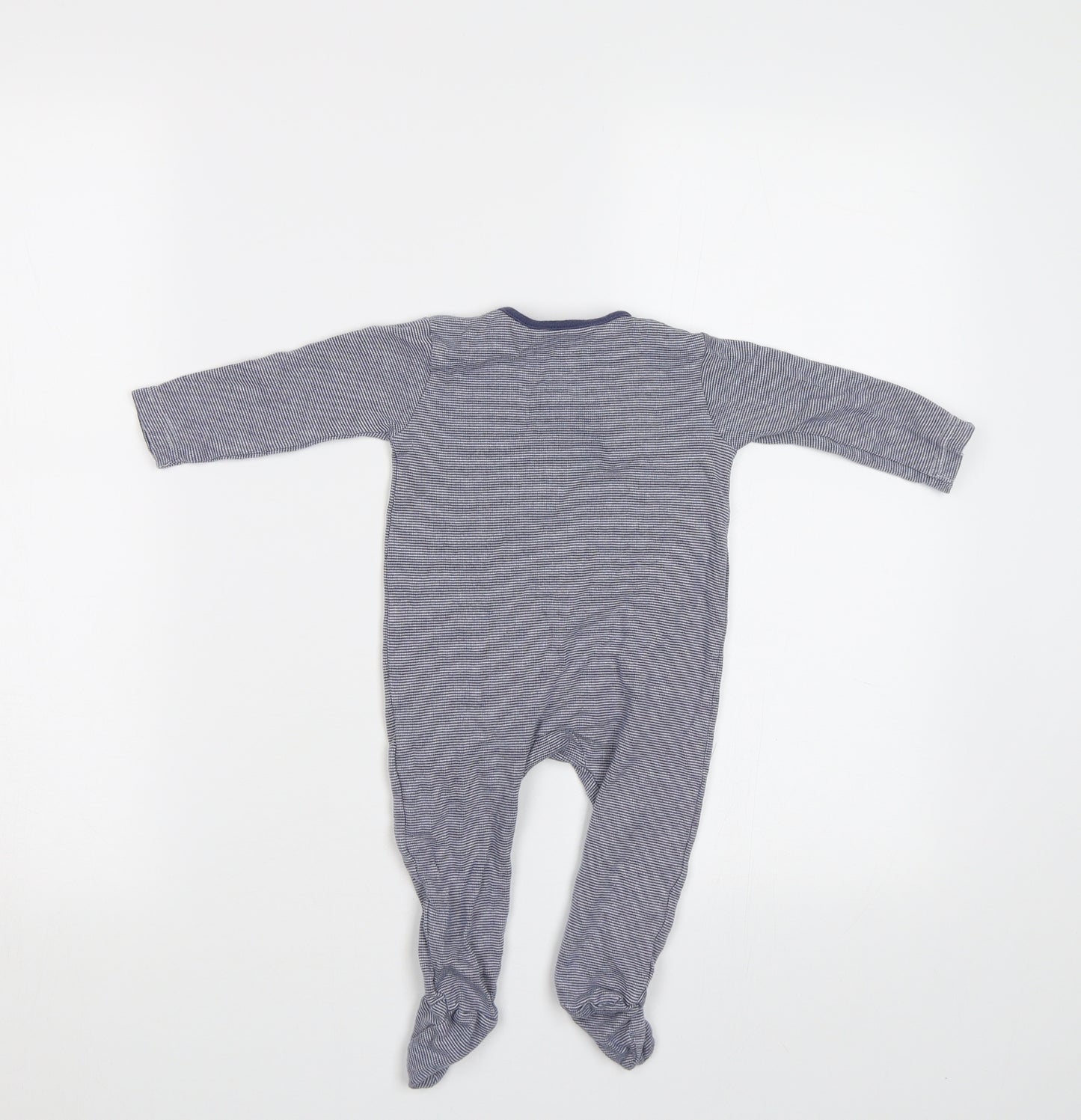 George Baby Black Striped  Babygrow One-Piece Size 6-9 Months  - Winnie the Pooh