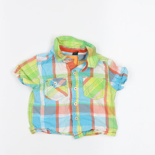NEXT Baby Multicoloured Check  Basic Button-Up Size 3-6 Months