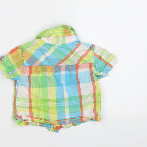 NEXT Baby Multicoloured Check  Basic Button-Up Size 3-6 Months